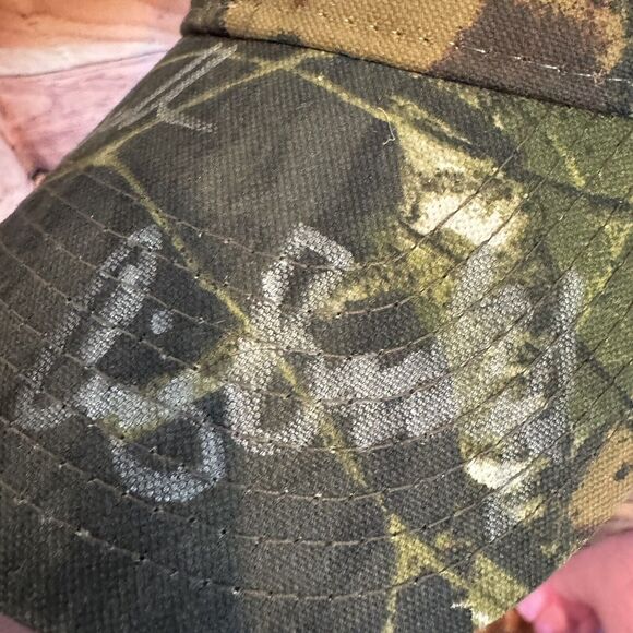 Leupold Optics Hat Cap Scope Logo Camouflage Adjustable H & L Strapback Signed - Picture 10 of 10